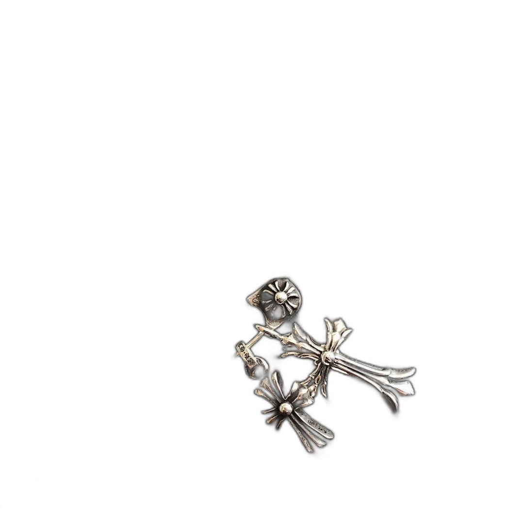 Chrome Hearts  Double Cross Necklace