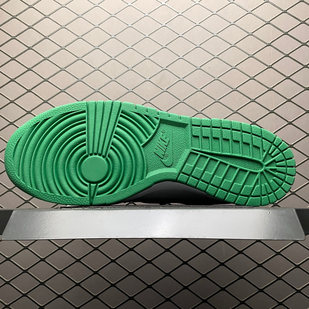 OFF-WHITE × Nike Dunk Low "White/Pine-Green"