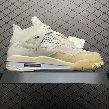 Off-White × Nike WMNS Air Jordan 4 SP "Sail"