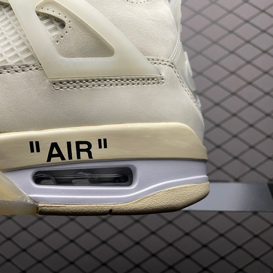 Off-White × Nike WMNS Air Jordan 4 SP "Sail"