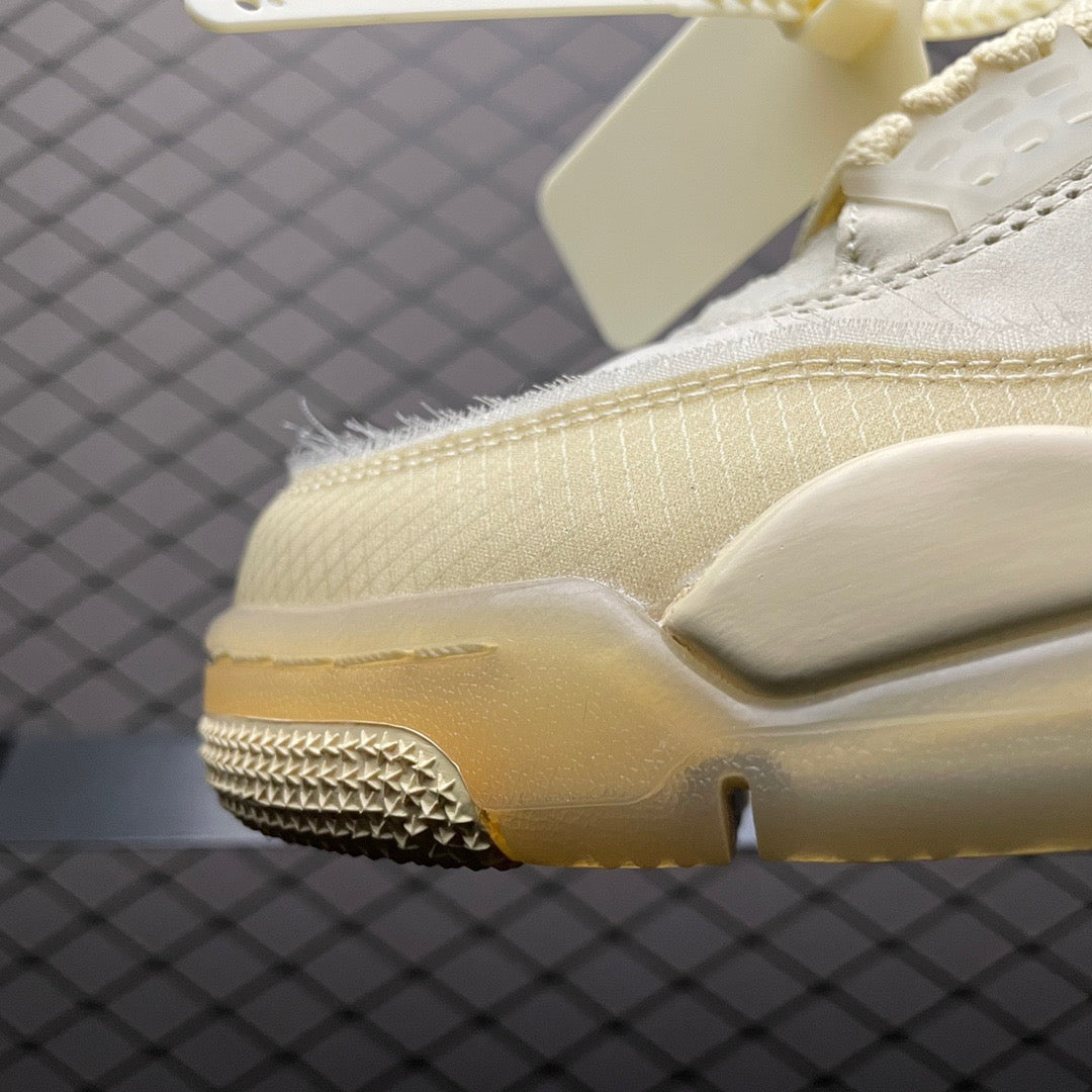 Off-White × Nike WMNS Air Jordan 4 SP "Sail"