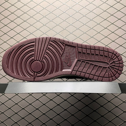 A Ma Maniere × Nike Air Jordan 1 RETRO High OG "Sail and Burgundy"