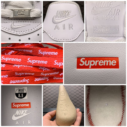 Supreme × Nike Air Force 1 Low "White"