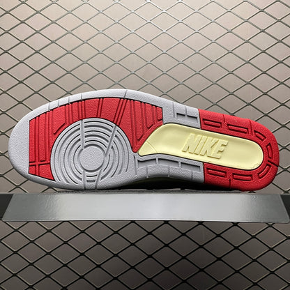 Off-White × Nike Air Jordan 2 Low "White and Varsity Red"