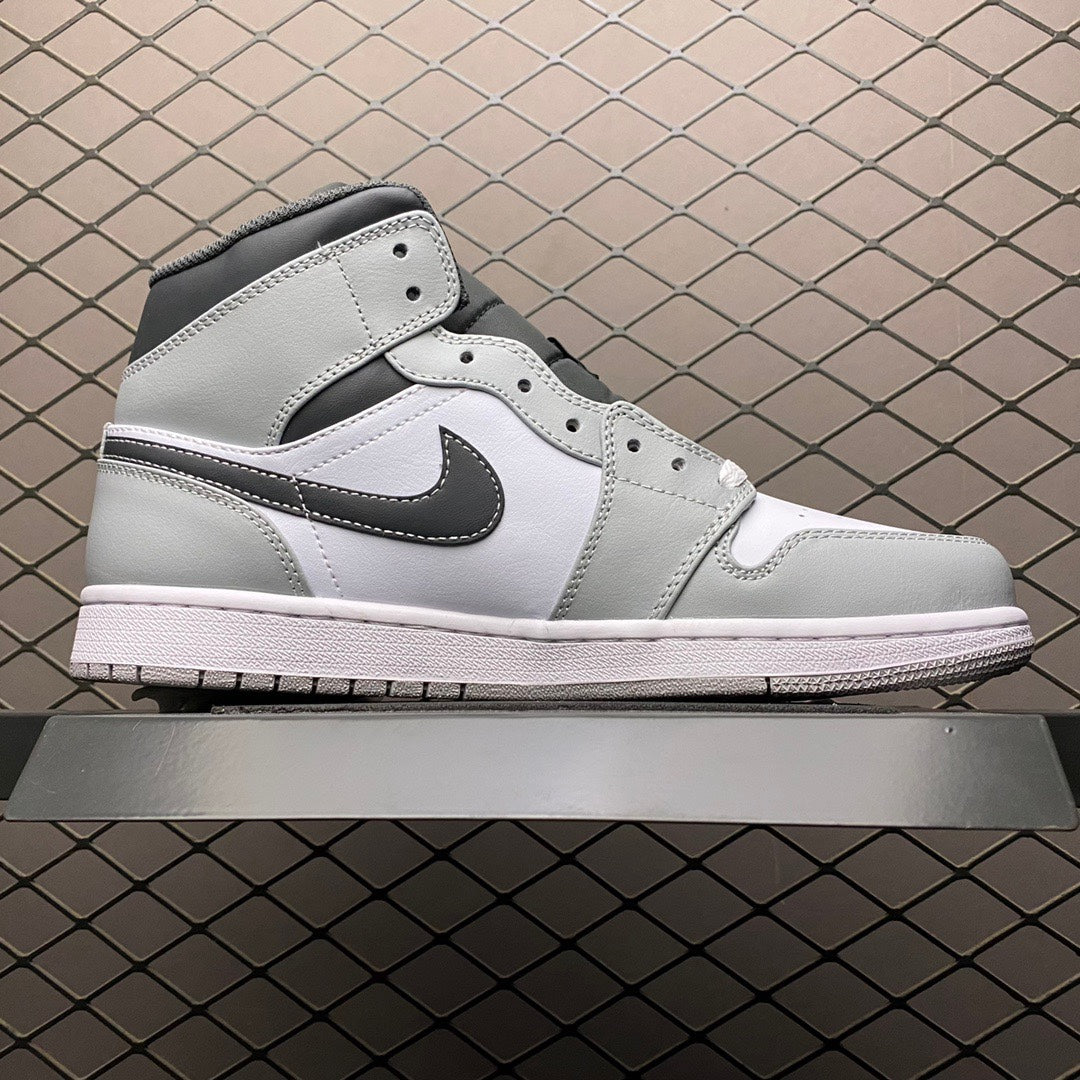 Nike PS Air Jordan 1 Mid "Grey-White/Anthracite"