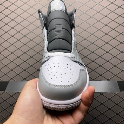 Nike PS Air Jordan 1 Mid "Grey-White/Anthracite"