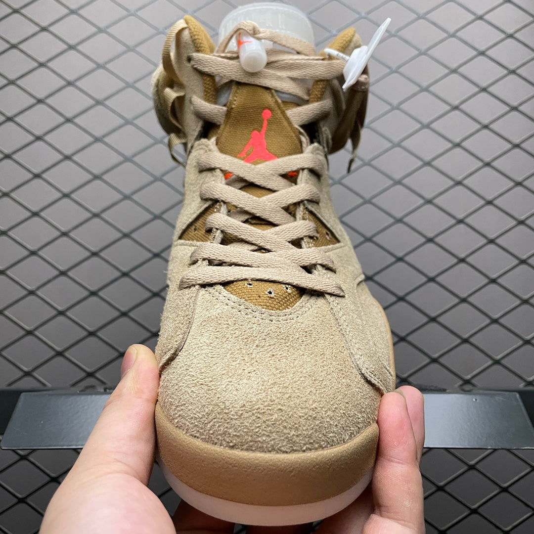 Travis Scott × Nike Air Jordan 6 "British Khaki"