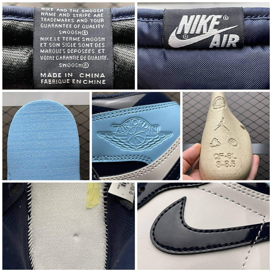 Nike WMNS Air Jordan 1 High UNC "Patent Leather"