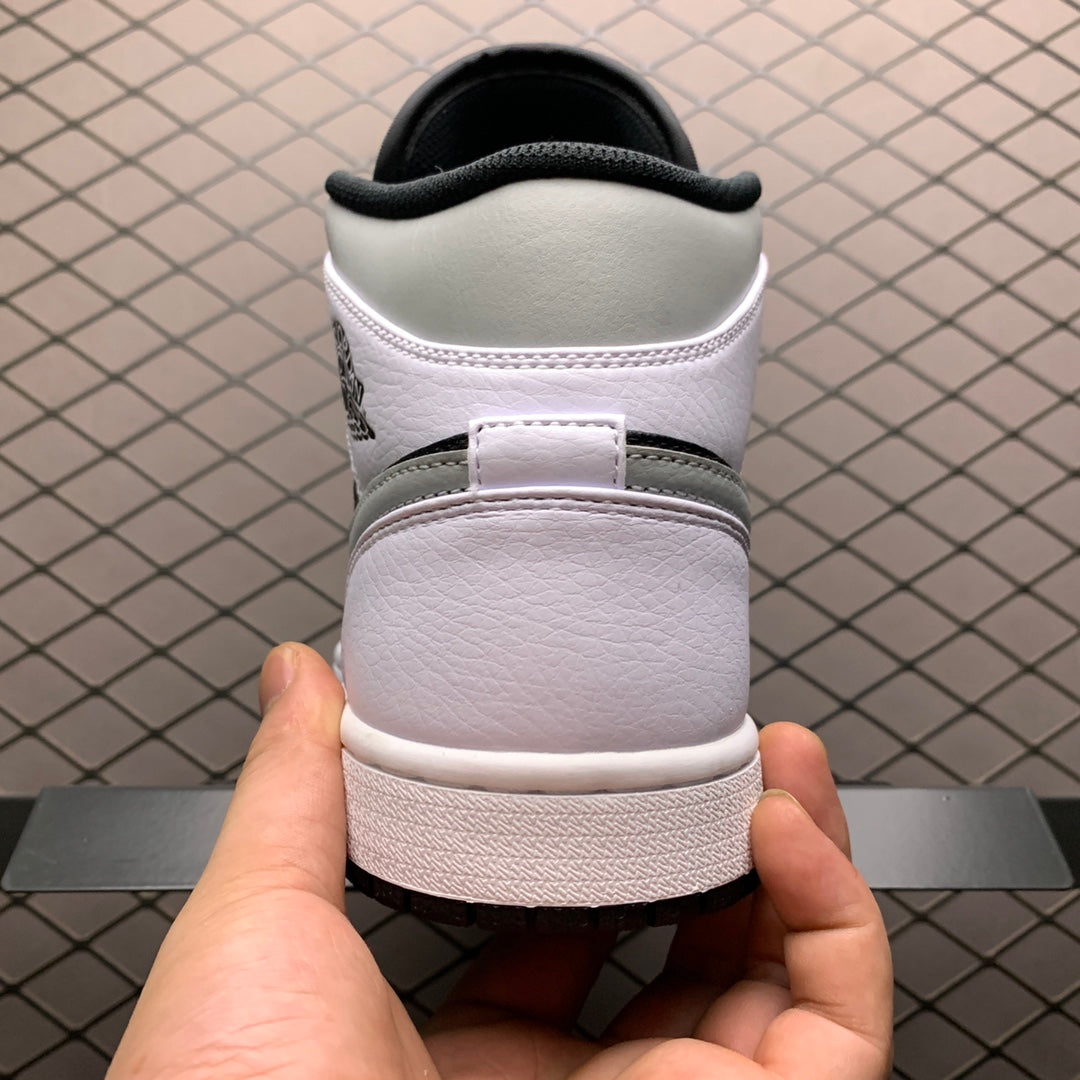 NIKE AIR JORDAN 1 MID "WHITE SHADOW"