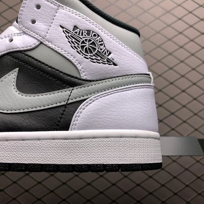 NIKE AIR JORDAN 1 MID "WHITE SHADOW"
