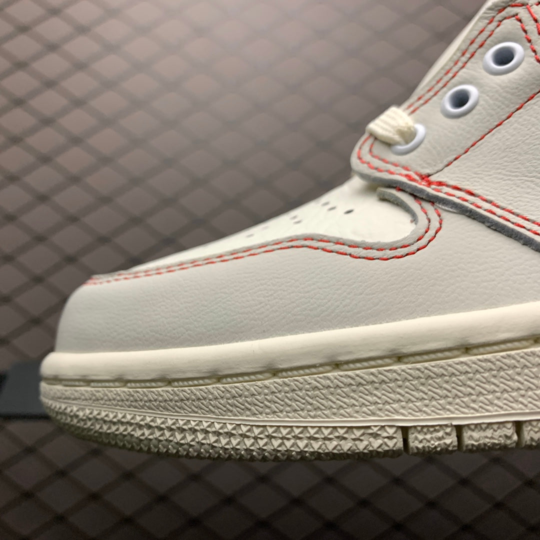 Nike Air Jordan 1 Retro High OG "Sail/University Red"