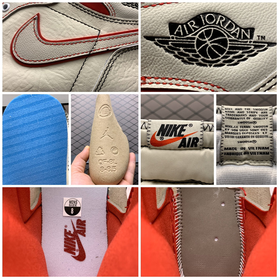 Nike Air Jordan 1 Retro High OG "Sail/University Red"