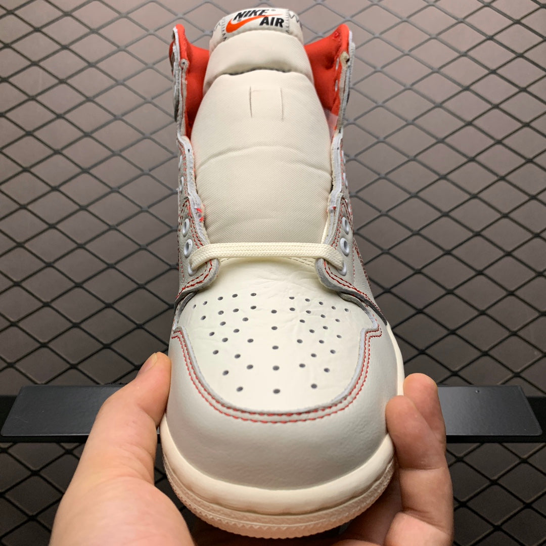 Nike Air Jordan 1 Retro High OG "Sail/University Red"