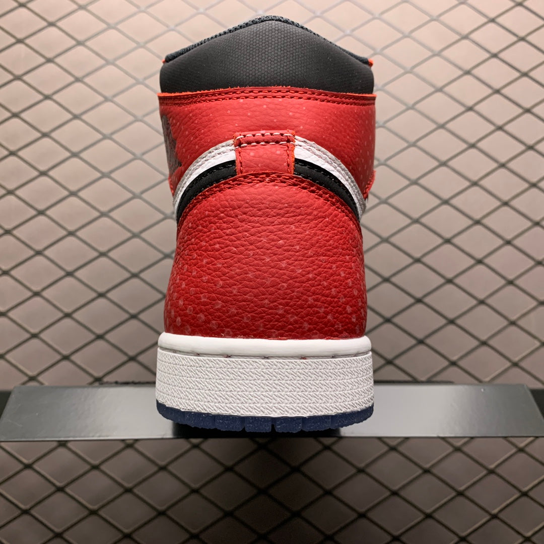 Spiderman × Nike Air Jordan 1 Origin Story "Gym Red/White-Photo Blue-Black"