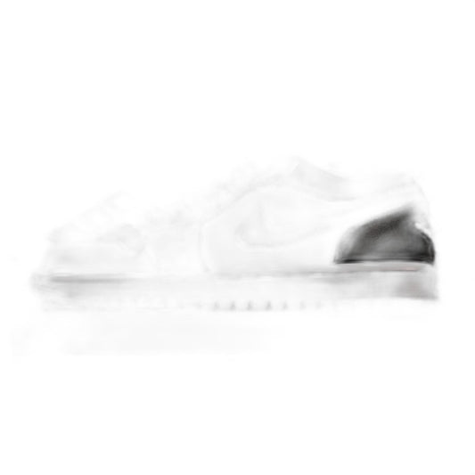 NIKE AIR JORDAN 1 LOW "BLACK/LIGHT SMOKE GREY"