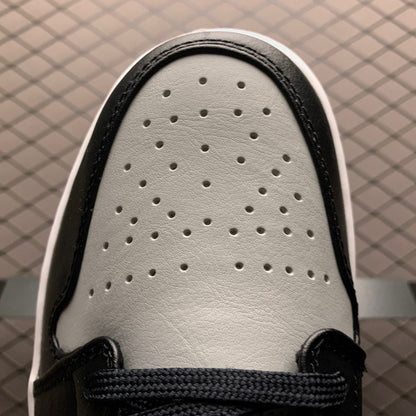 NIKE AIR JORDAN 1 LOW "BLACK/LIGHT SMOKE GREY"