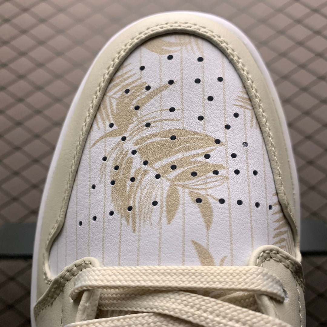 NIKE AIR JORDAN 1 LOW "LIGHT OREWOOD BROWN/AMARILLO-WHITE-LASER-BLUE"