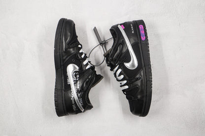 Off-White × Nike Dunk Low 1 OF 50 "Black 50"