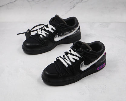 Off-White × Nike Dunk Low 1 OF 50 "Black 50"