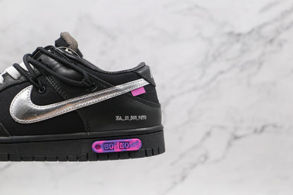 Off-White × Nike Dunk Low 1 OF 50 "Black 50"