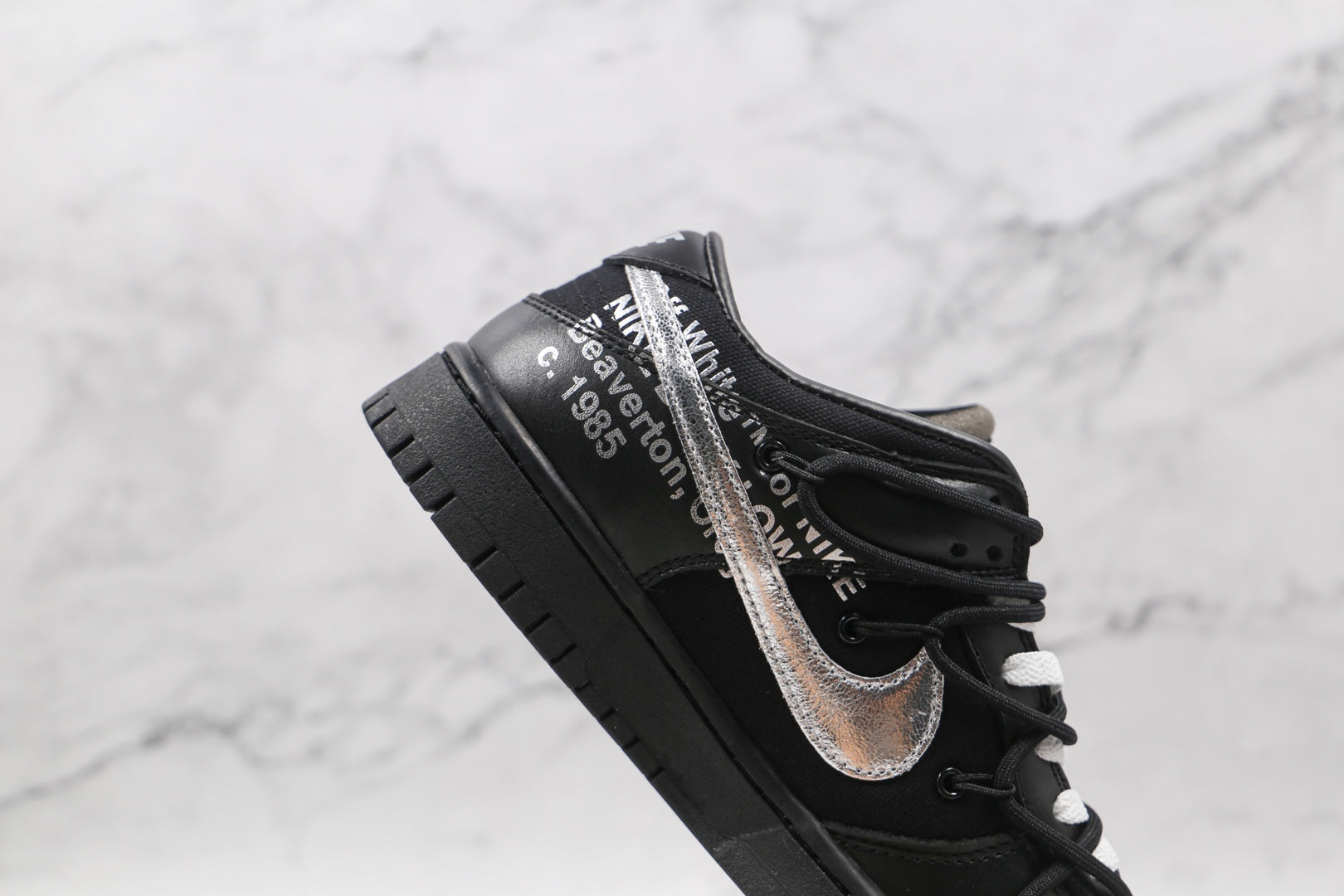 Off-White × Nike Dunk Low 1 OF 50 "Black 50"