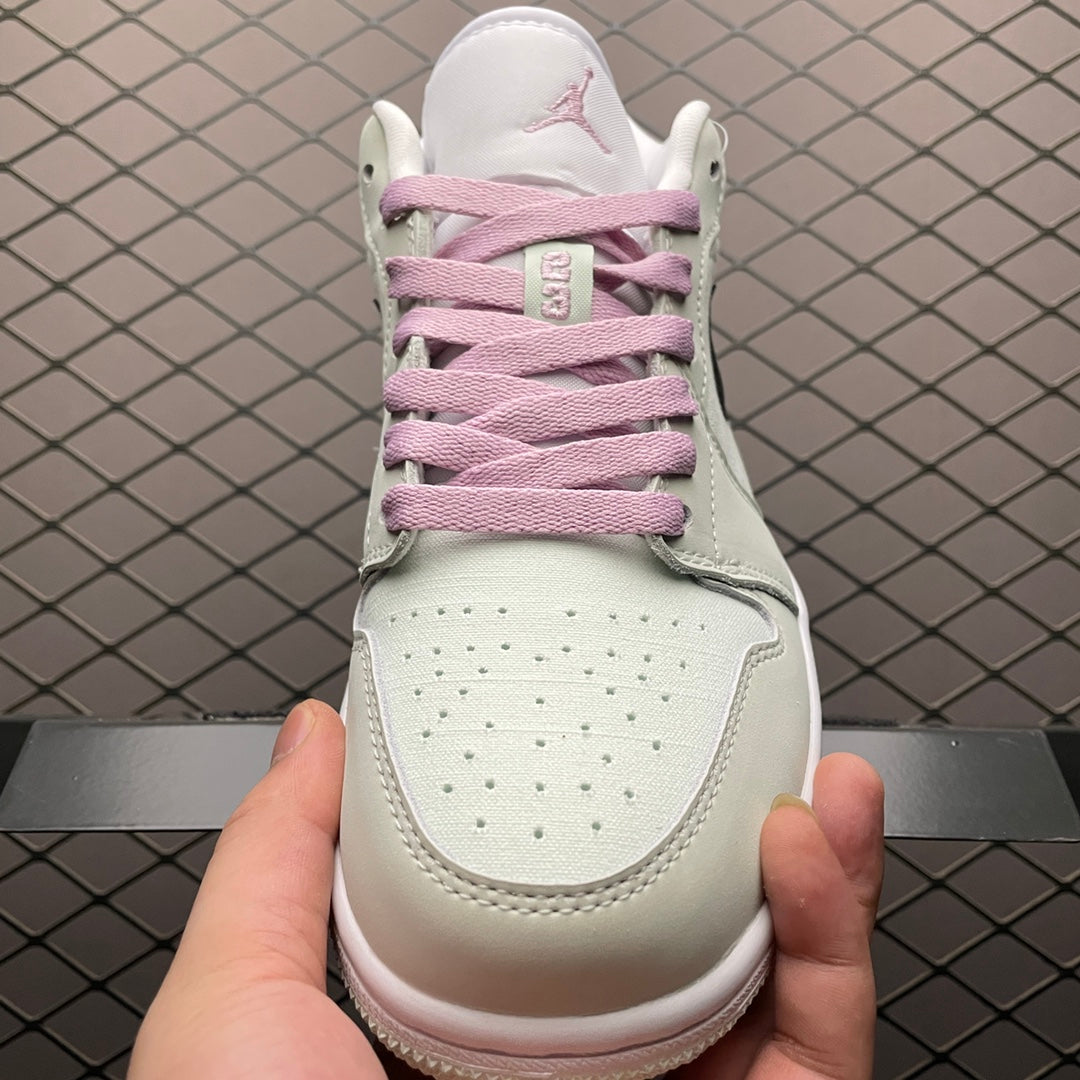 NIKE WMNS AIR JORDAN 1 LOW "BARELY GREEN"