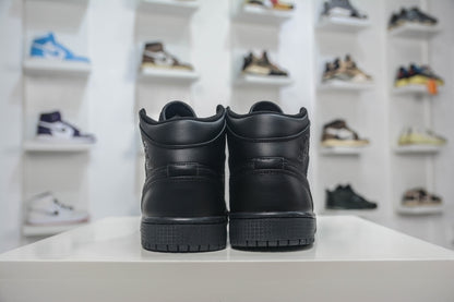 Nike Air Jordan 1 Mid "Triple Black"