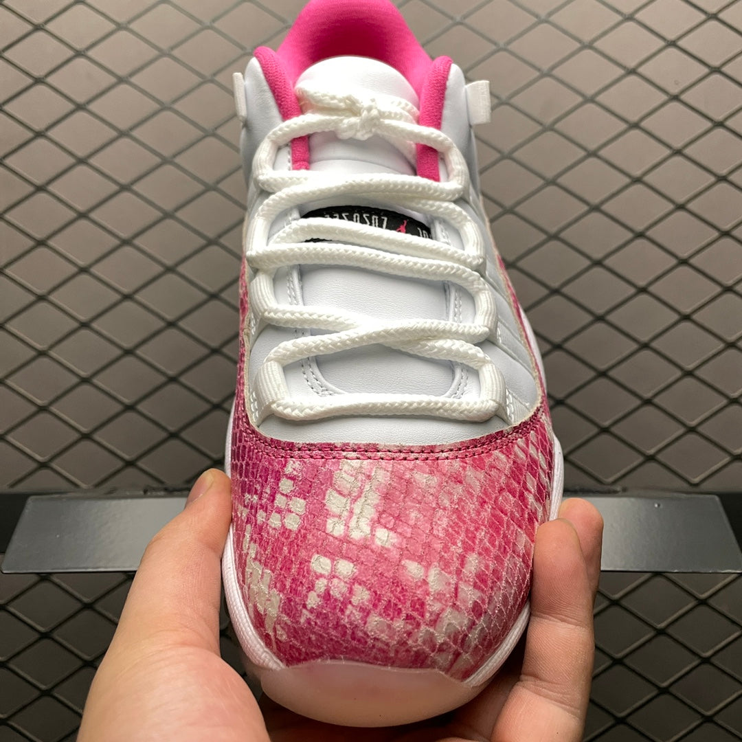 Nike WMNS Air Jordan 11 Low "Snakeskin Pink"