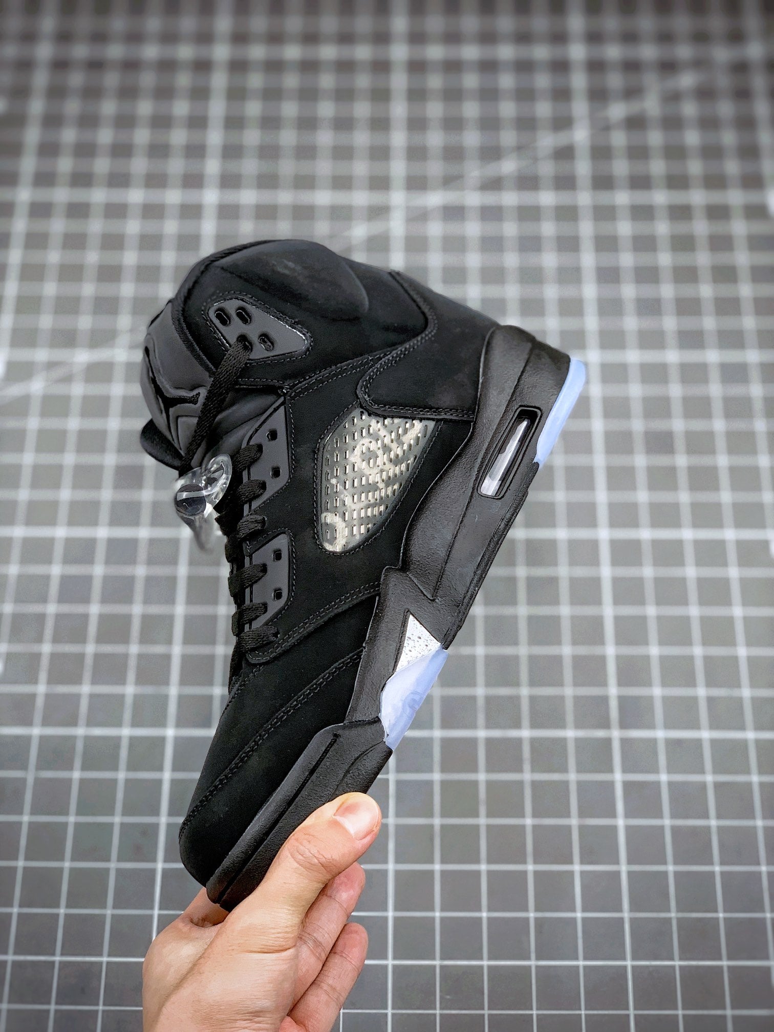 NIKE AIR JORDAN 5 PARIS SAINT-GERMAIN BLACK/CEMENT GREY