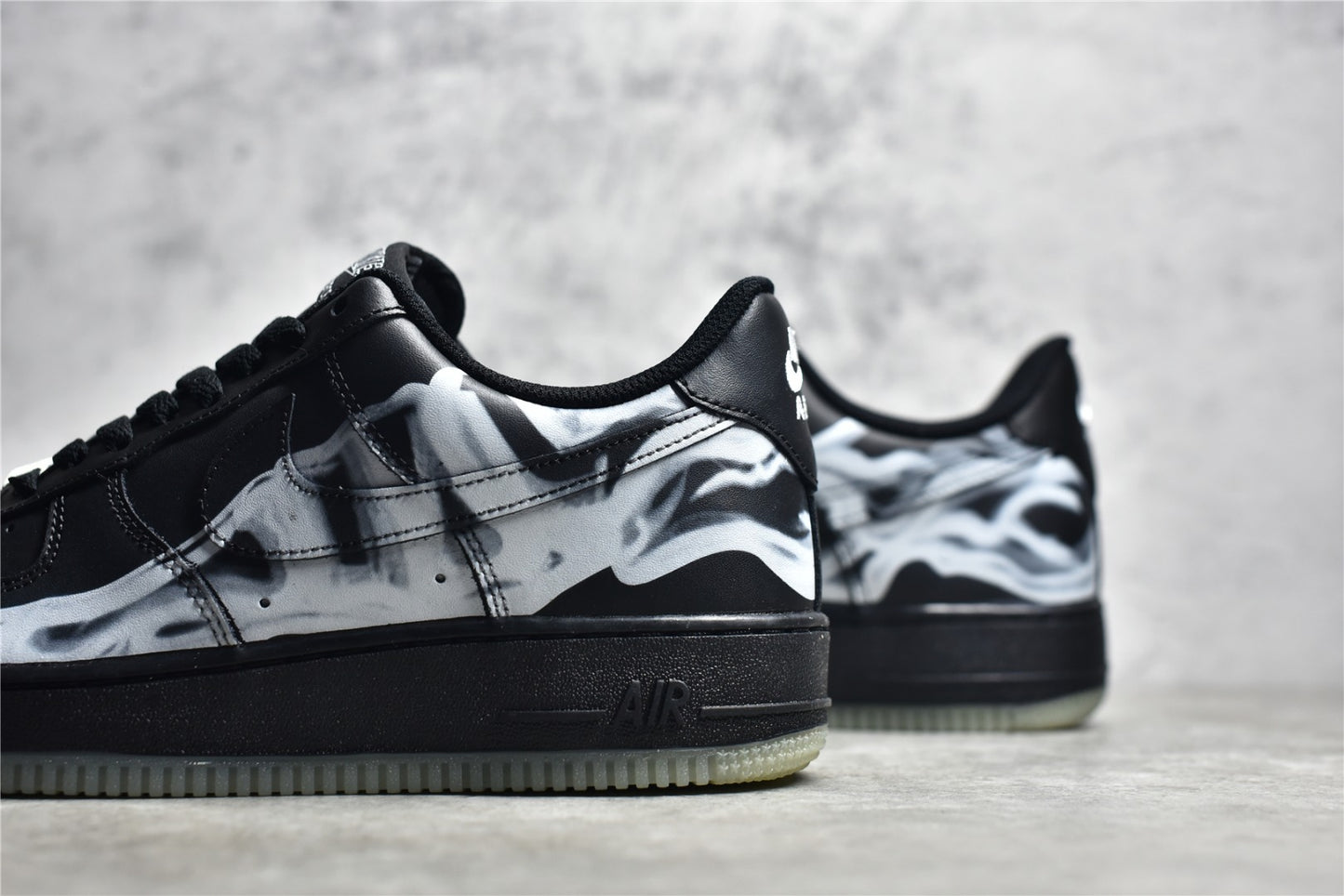 NIKE AIR FORCE 1 LOW "BLACK SKELETON"