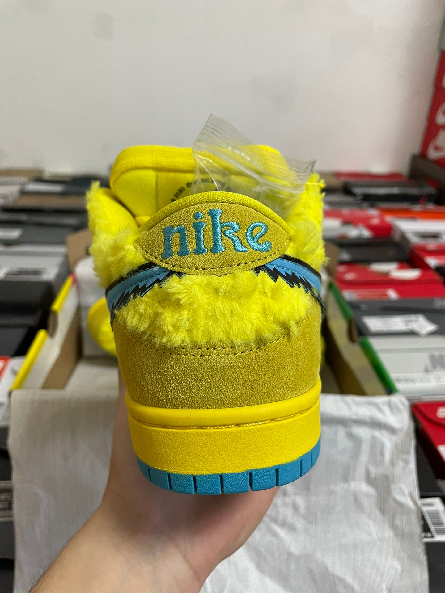 Grateful Dead × Nike SB Dunk Low "Yellow Bear"
