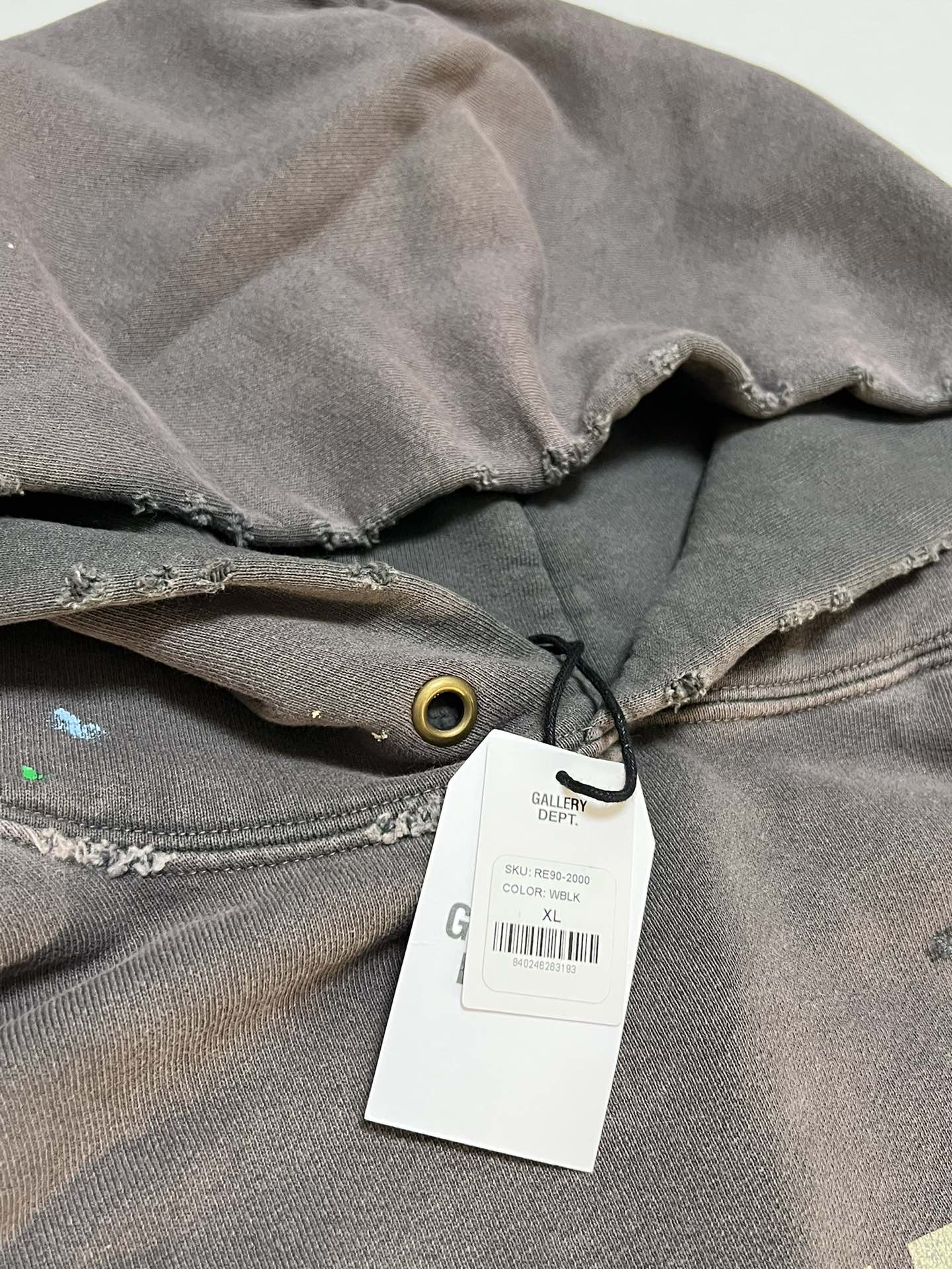 Gallery Dept. 90s Recycle Hoodie - Washed Black