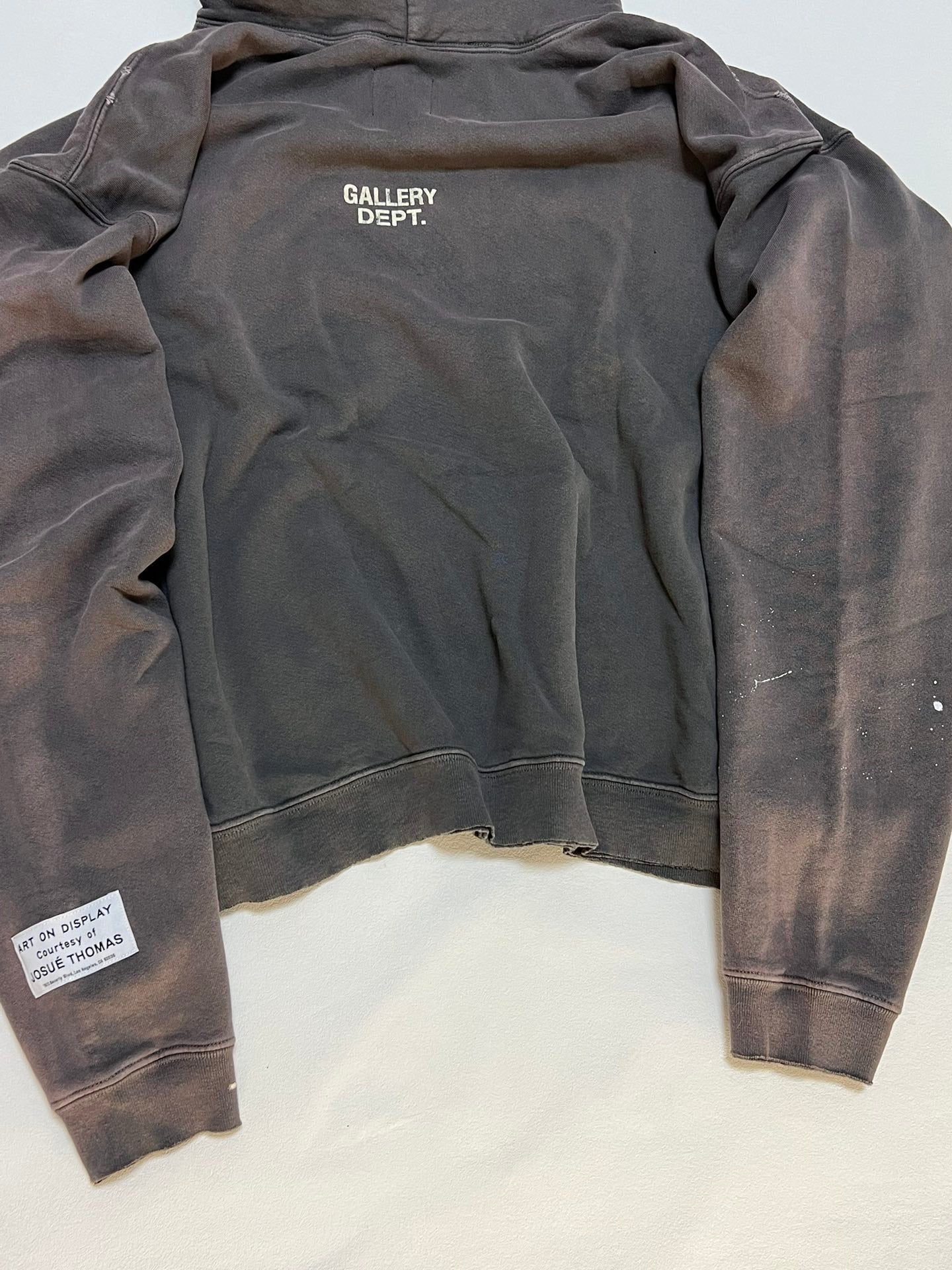 Gallery Dept. 90s Recycle Hoodie - Washed Black