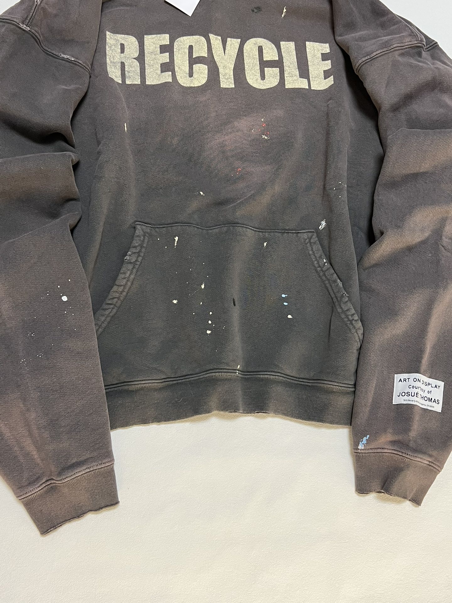 Gallery Dept. 90s Recycle Hoodie - Washed Black
