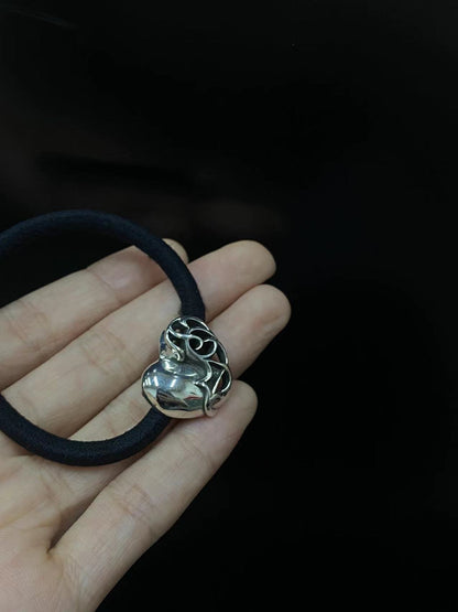 Chrome Heart Peach Heart Hairband/Bracelet