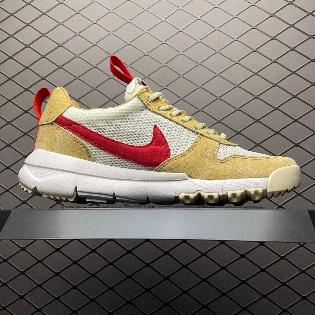 Tom Sachs × Nike Mars Yard 2.0 "Natural/Sport Red-Maple"