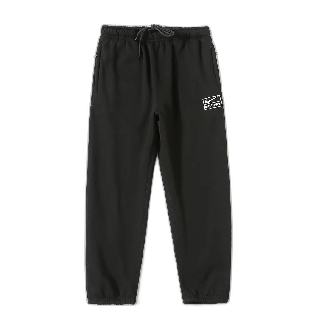 Nike x Stussy Washed Fleece Pants "Black"