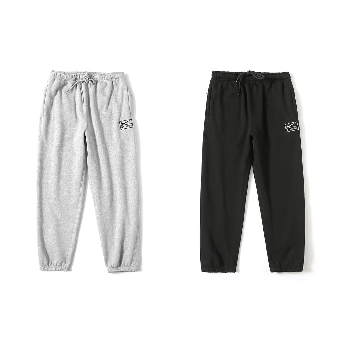 Nike x Stussy Washed Fleece Pants "Black"