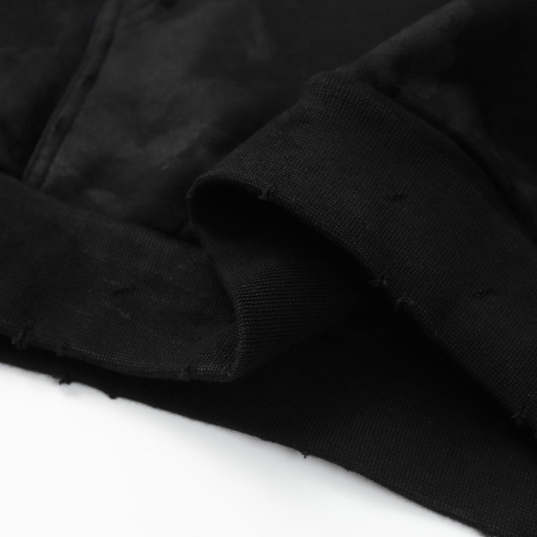 BALENCIAGA CRYPTO HOODIE BB Medium Fit Black