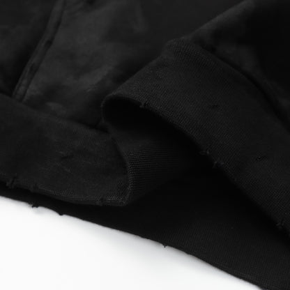 BALENCIAGA CRYPTO HOODIE BB Medium Fit Black