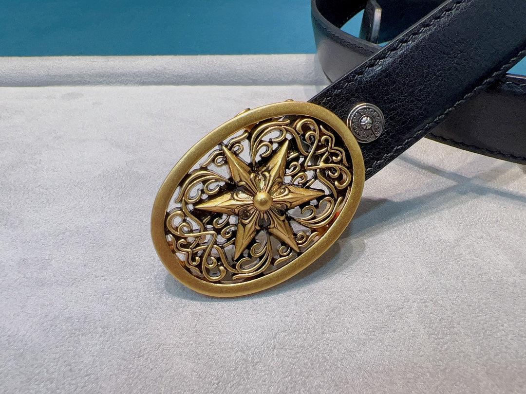 Chrome Hearts Small 2.5cm Belt Series