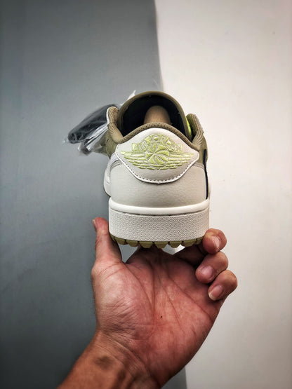 Travis Scott × Nike Air Jordan 1 Low Golf NRG "Neutral Olive"