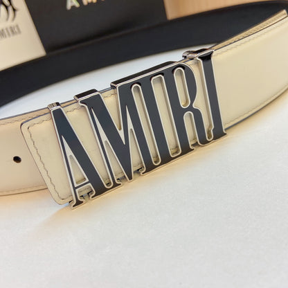 Amiri 3.8cm calfskin belt