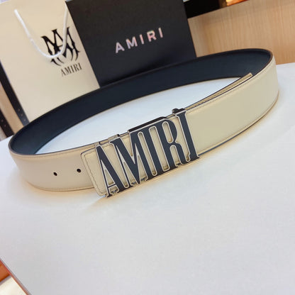 Amiri 3.8cm calfskin belt