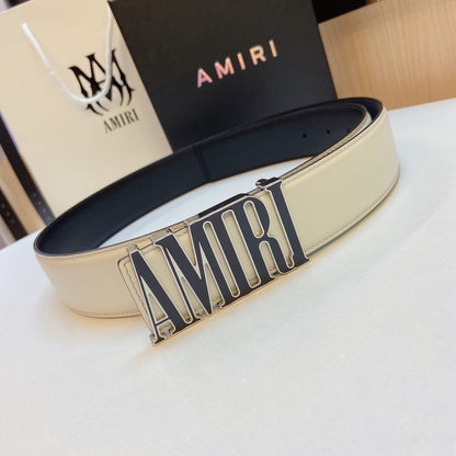 Amiri 3.8cm calfskin belt