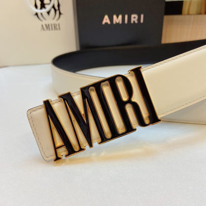 Amiri 3.8cm calfskin belt
