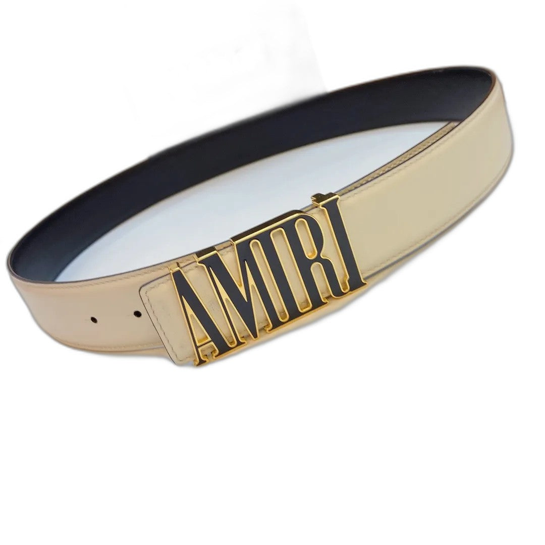 Amiri 3.8cm calfskin belt