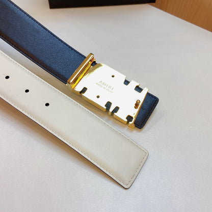 Amiri 3.8cm calfskin belt