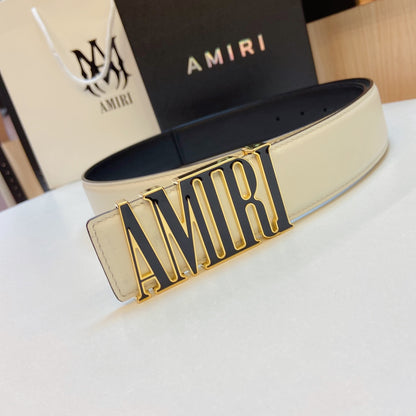 Amiri 3.8cm calfskin belt