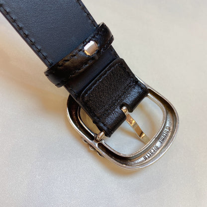Chrome Heart black Cross Belt